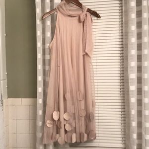 nude colored dress